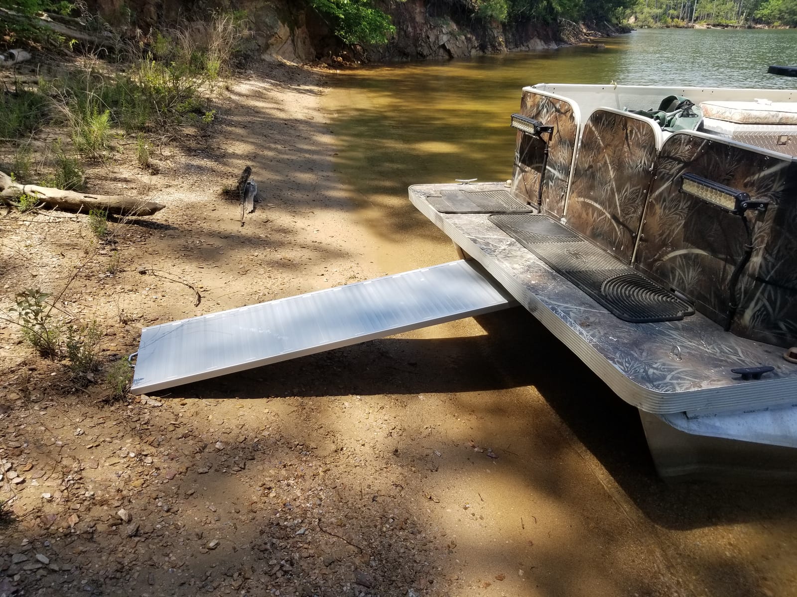 RecPro Pontoon Boat Loading Ramp 600lb Capacity customer photo 1