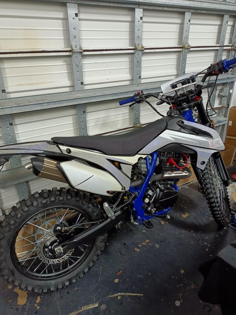 X-PRO Titan DLX 250cc Gas Dirt Bike Pit Bike Adult Bike,Big 21