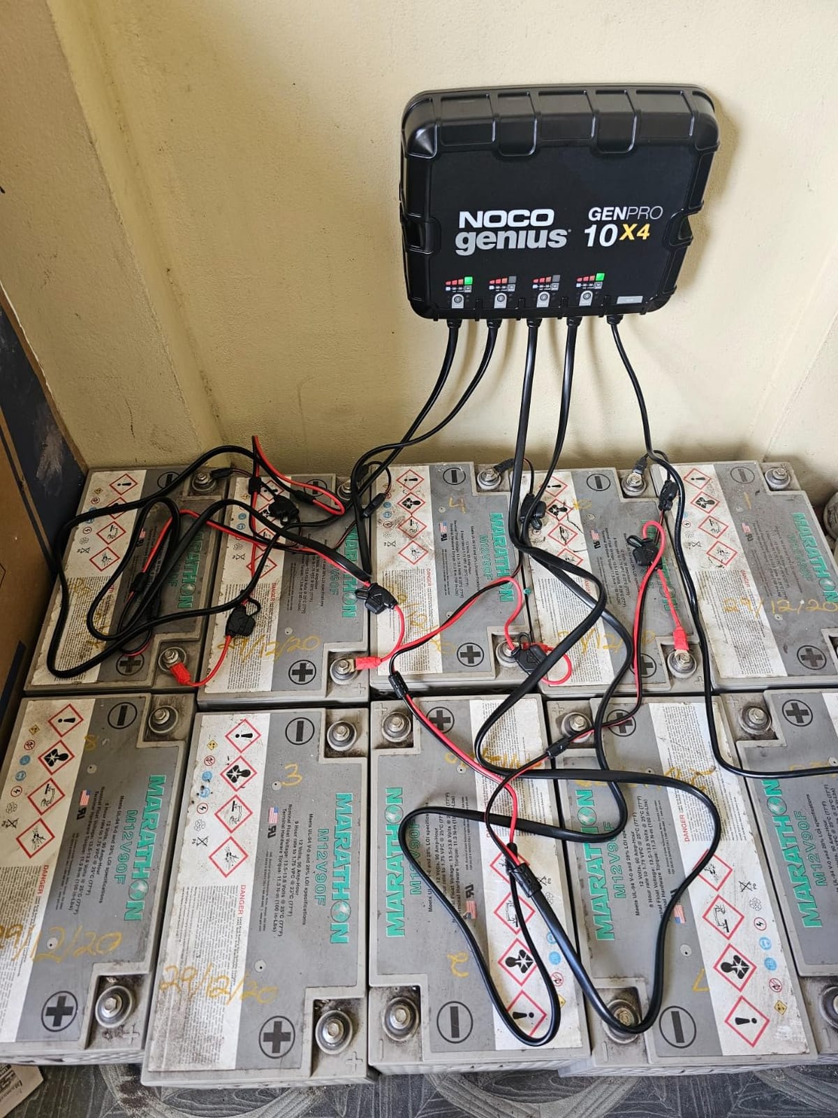 NOCO GENPRO10X4 12V 40A 4-Bank OnBoard Marine Battery Charger & Maintainer customer photo 2