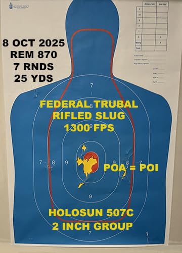 HOLOSUN 407C/507C-X2 Series, 2 MOA Dot, 32 MOA Circle Dot Options, 7075 Aluminum, Open, Solar, Shake Awake, RMR Footprint (Red, Green Reticle) (Black, Burnt Bronze) customer photo 1