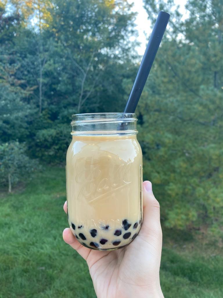 Premium Boba Tea Kit by Locca | Makes up to 24 Drinks | Bubble Tea Gift Kit | Thai Tea Edition with Jasmine and Black Tea | Includes Tapioca Balls and Boba Straws | DIY Food Gift customer photo 1