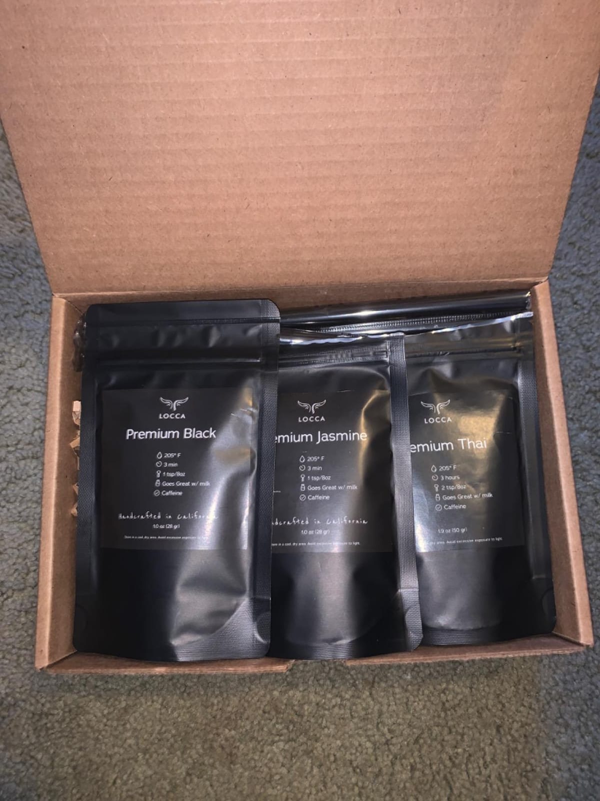 Premium Boba Tea Kit by Locca | Makes up to 24 Drinks | Bubble Tea Gift Kit | Thai Tea Edition with Jasmine and Black Tea | Includes Tapioca Balls and Boba Straws | DIY Food Gift customer photo 2