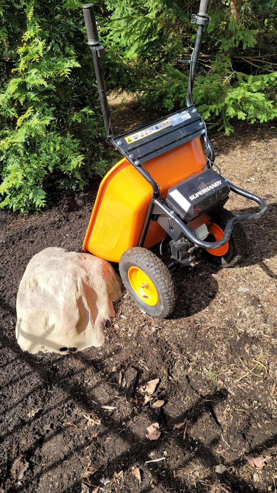 SuperHandy Electric Wheelbarrow Utility Cart, 48V, 330 lb, Power Wagon customer photo 1