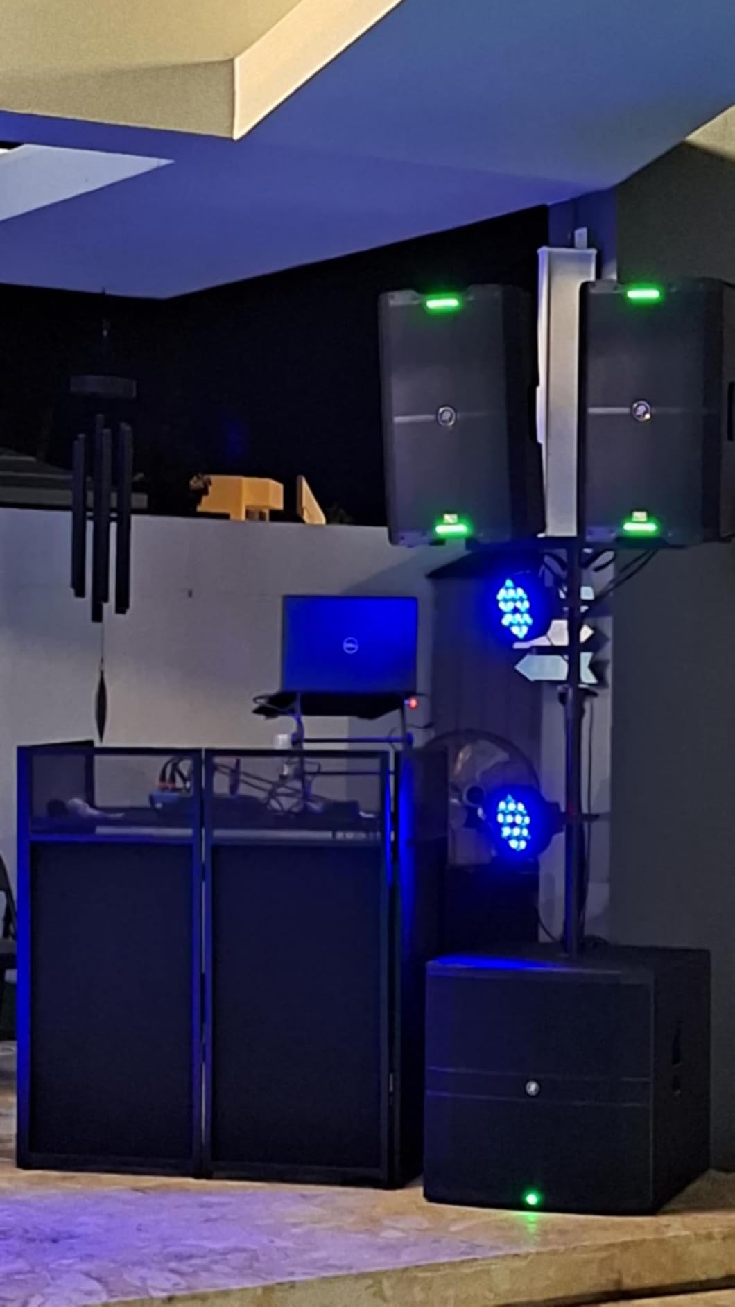 Rockville Rockbooth Black DJ Event Booth Facade with Built in Table, Bag customer photo 1