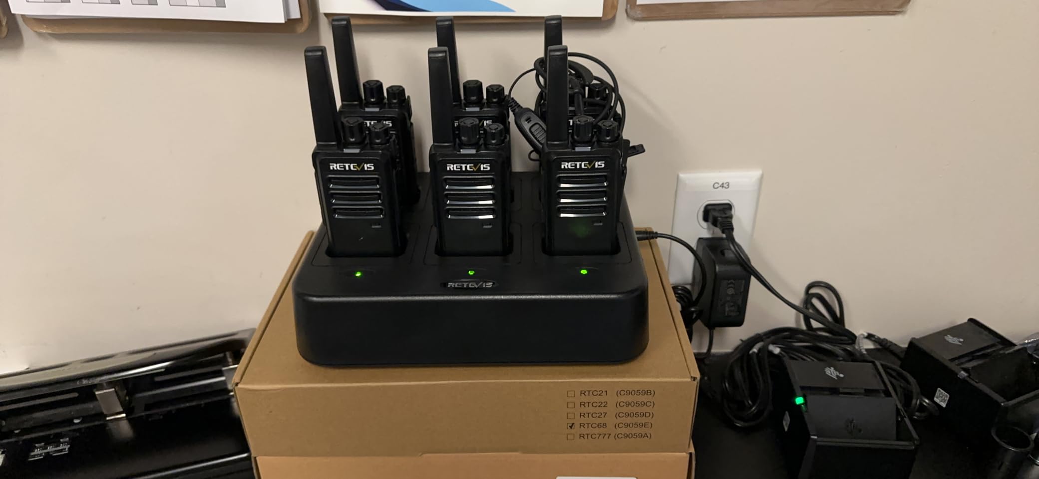 Retevis RT68 Business FRS Walkie Talkies Long Range with Earpieces 6 Pack customer photo 1