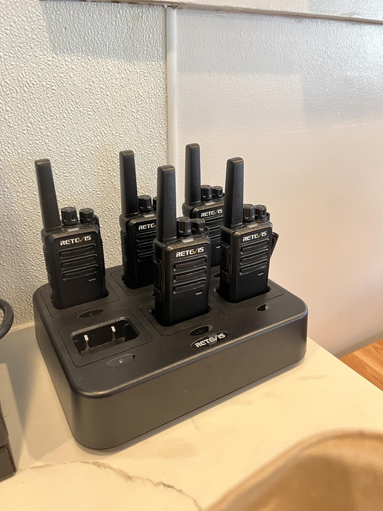 Retevis RT68 Business FRS Walkie Talkies Long Range with Earpieces 6 Pack customer photo 2