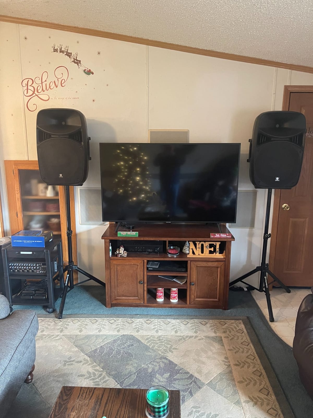 PRORECK MX15 15inch 2500W Bluetooth Powered PA System Mixer/Amp with Stands/Mic Effect Controller 48V Phantom Power, Audio Interface customer photo 1