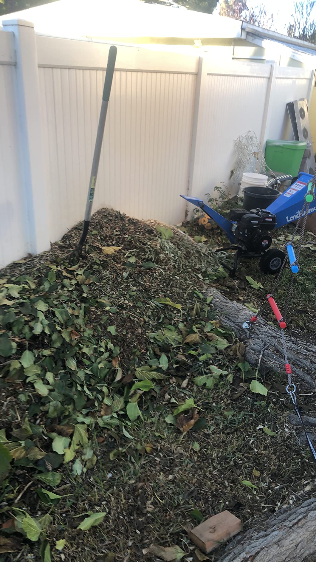 Landworks Rotor Wood Chipper Shredder Mulcher, 3 Inch Max Capacity customer photo 1