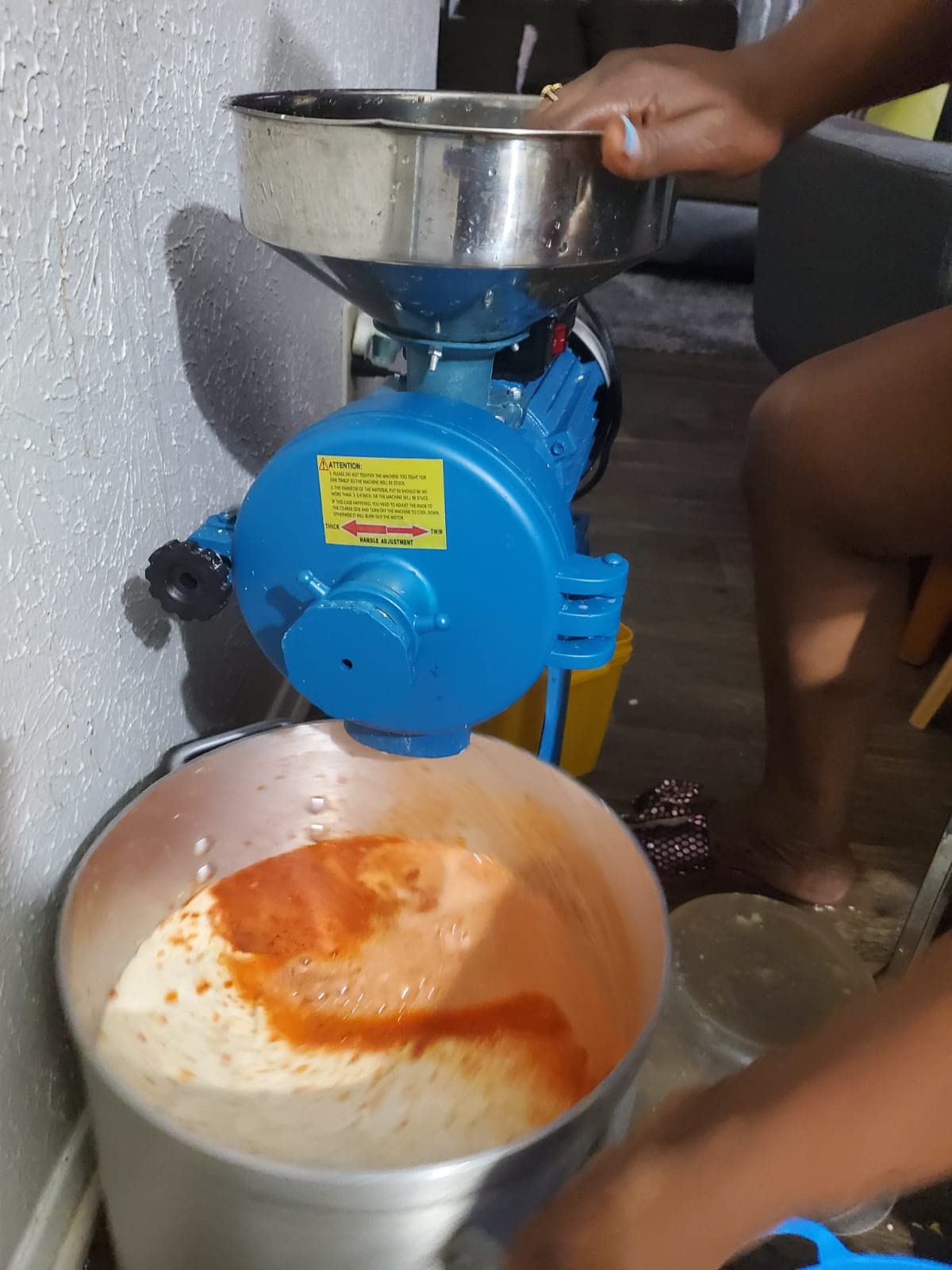 Grain Mills, 3000W Wet Dry Cereals Grinder Electric Grain Grinder Corn Mill customer photo 1