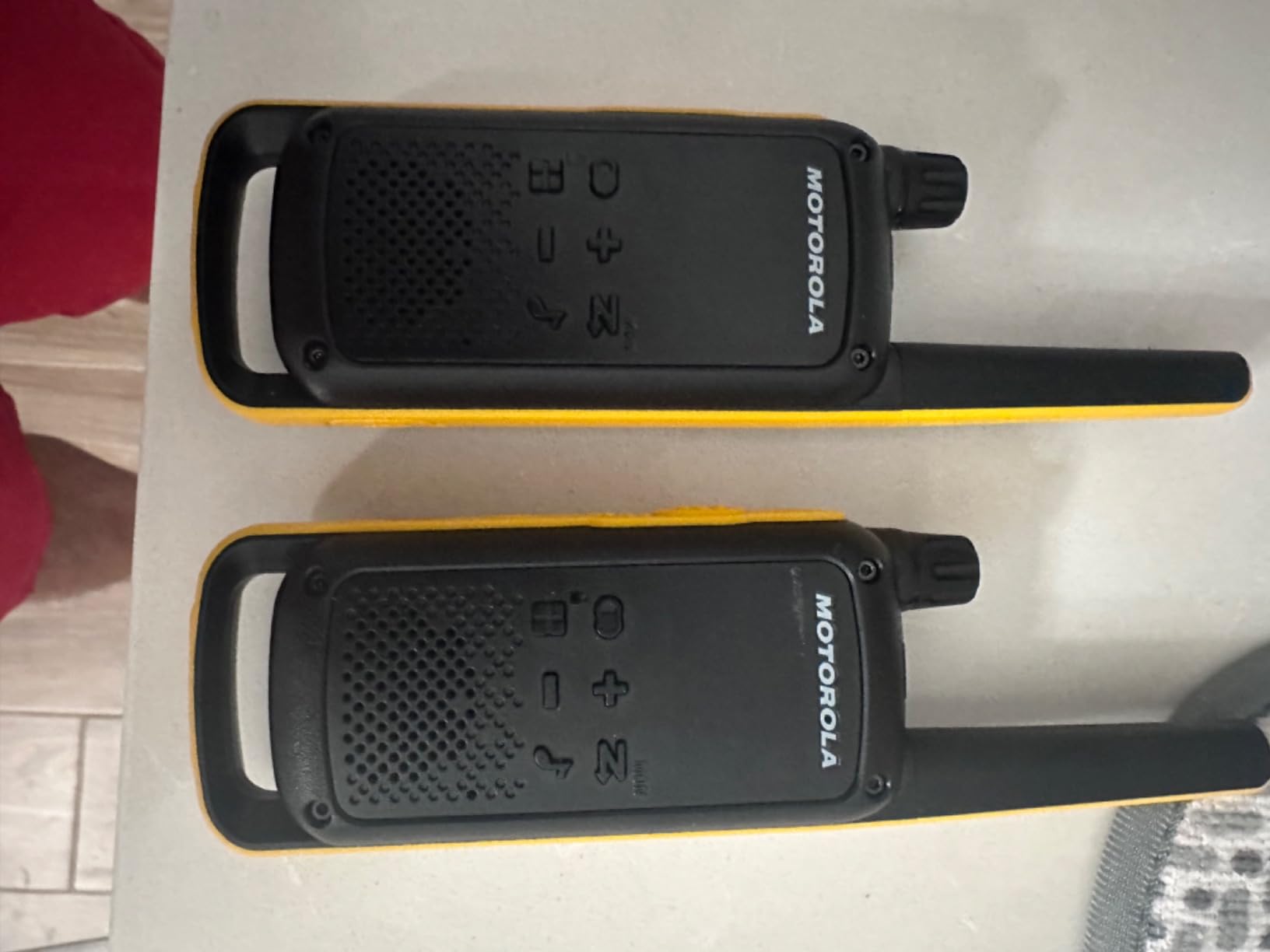 Motorola Solutions T470 Two-Way Radio Black W/Yellow Rechargeable Two Pack customer photo 2