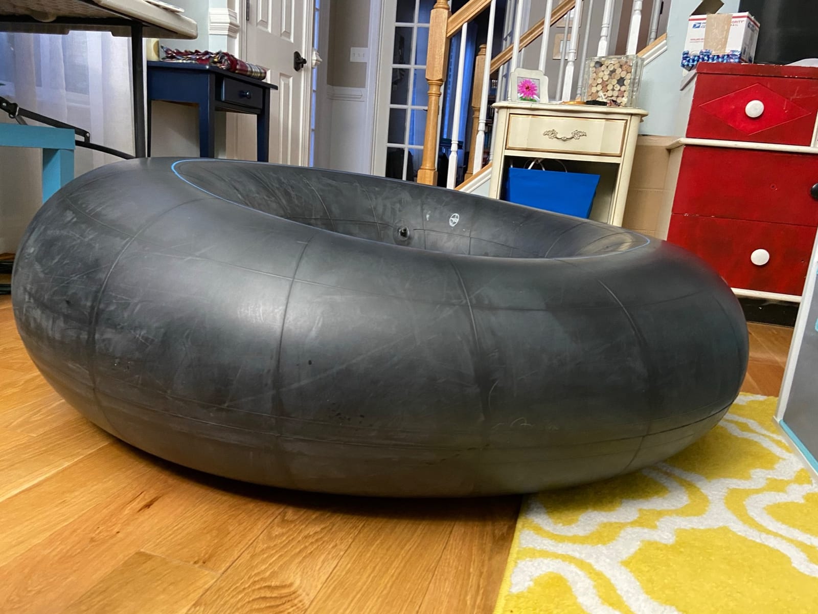 Bradley Heavy Duty Butyl Rubber Inner Tubes – Inflatable Tubes for Snow Sledding, River Floating, Pool Closing, and Whitewater Adventures customer photo 1