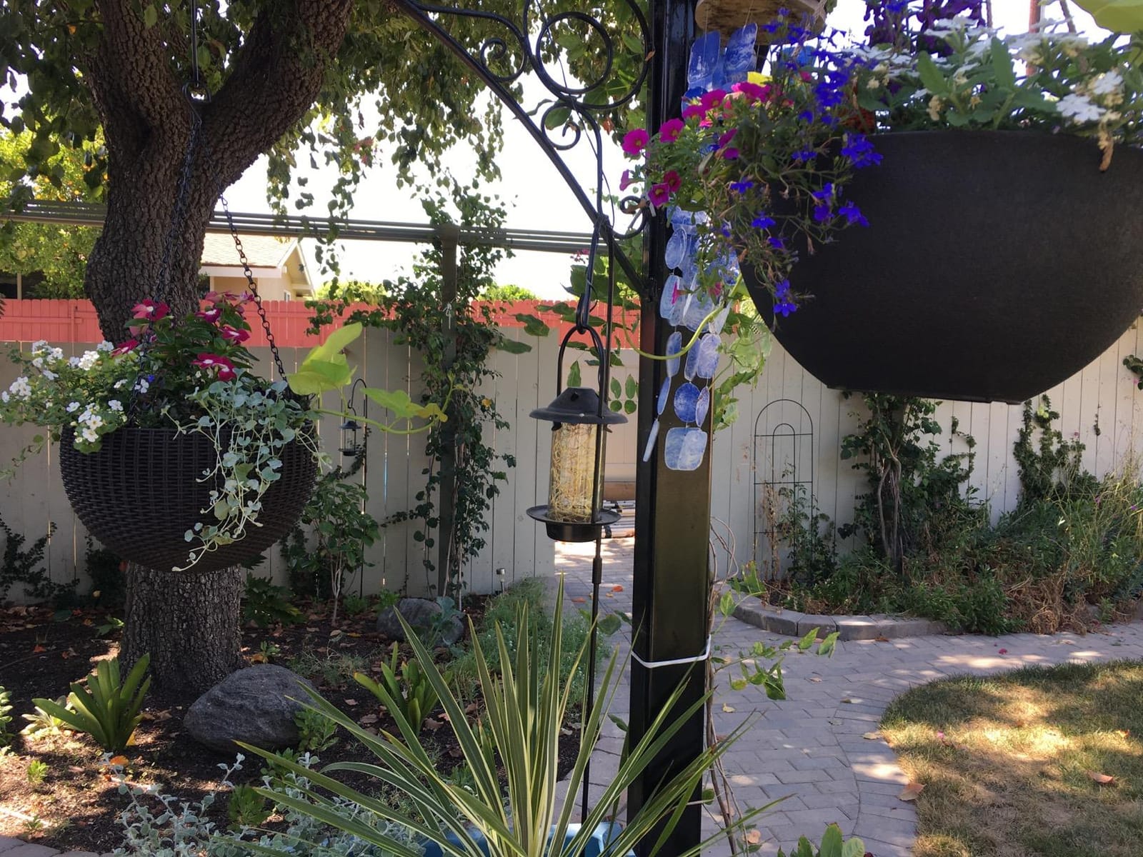 LA JOLIE MUSE Hanging Planter Baskets for Outdoor Plants, Set of 2, 13 Inch customer photo 2