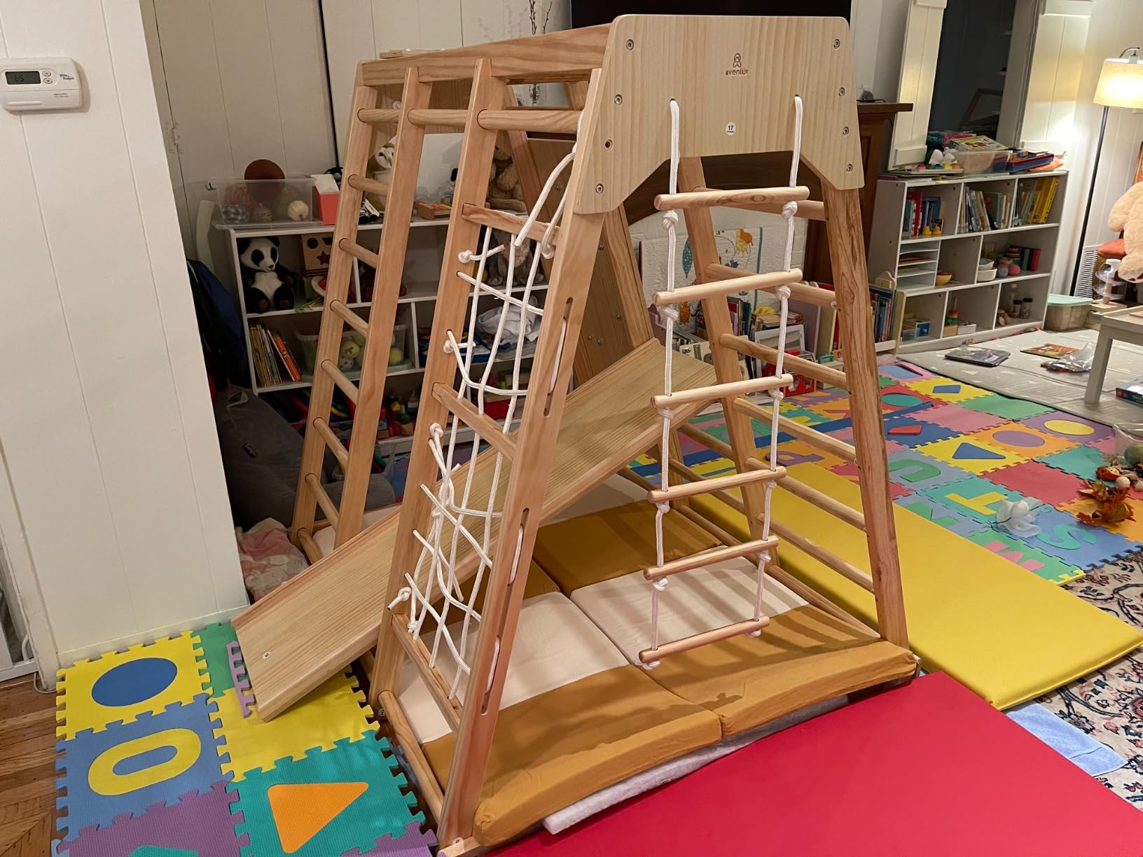 Avenlur Magnolia 7-in-1 Indoor Jungle Gym for Kids, Large, Natural customer photo 1