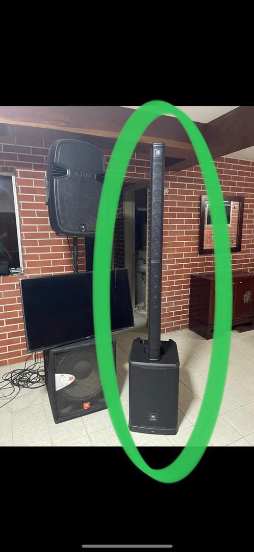 JBL Professional PRX ONE Powered Column PA Speaker System, 2000 Watt, Black customer photo 1