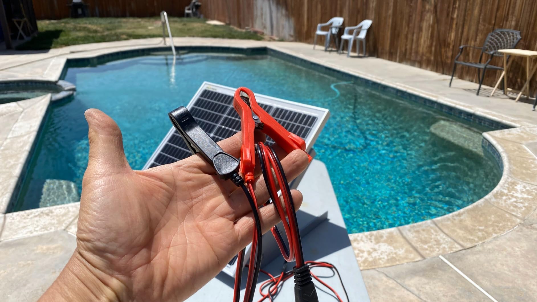 SOLPERK 50W/12V Solar Panel Kit, Solar Battery Trickle Charger Maintainer + Waterproof Controller + Adjustable Mount Bracket for Automotive Motorcycle Boat Marine RV Camping Roof customer photo 2
