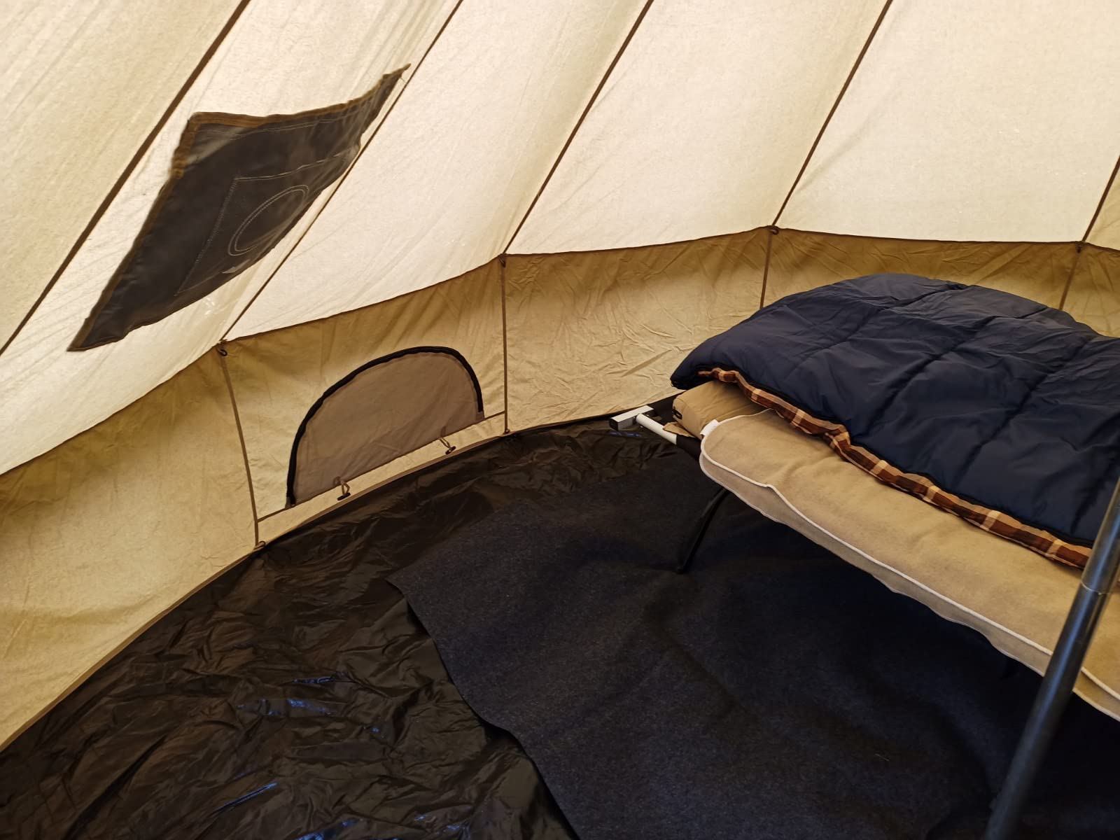 WHITEDUCK Regatta Canvas Bell Tent w/Stove Jack, Water Repellent, Yurt customer photo 1