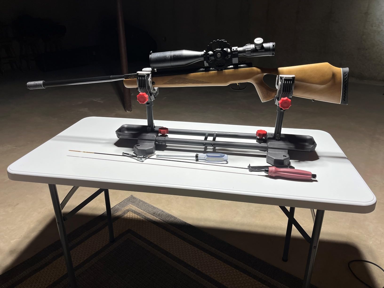 Birchwood Casey Securelock Adjustable Gun Vise with Steel Frame, Non-Slip Leveling Feet and Top Mounting Provisions customer photo 2