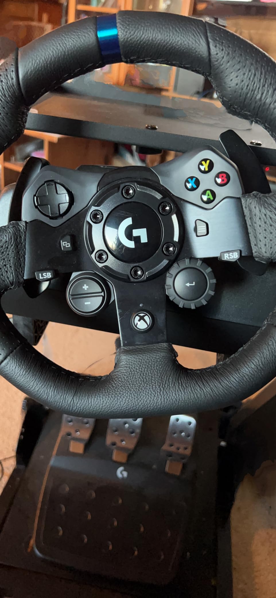 CXRCY Racing Wheel Stand, Adj Height & Foldable for G920 G29 G27 G25 customer photo 2