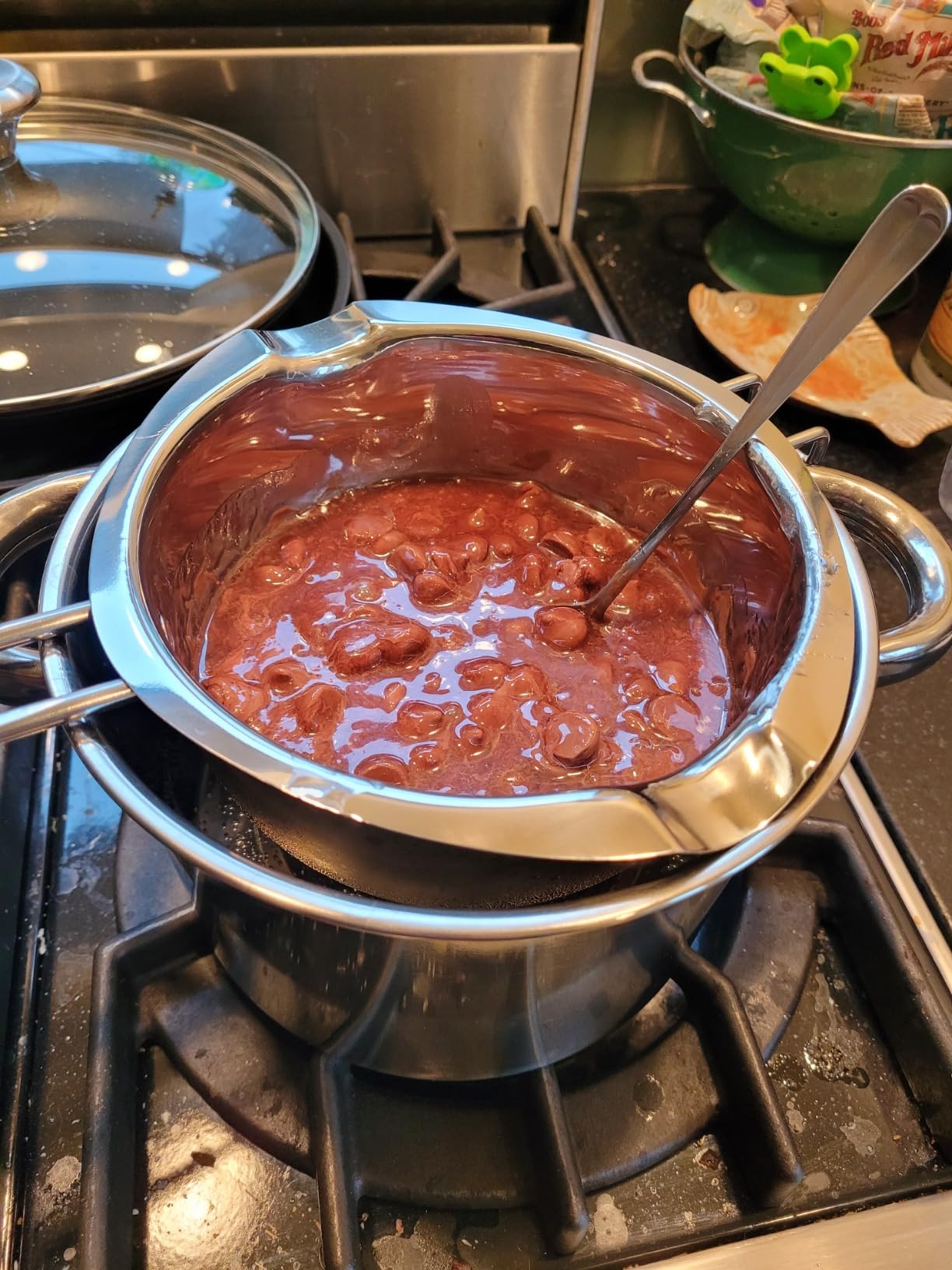 1000ML/1QT Double Boiler Chocolate Melting with 2QT 304 Stainless Steel Pot customer photo 1