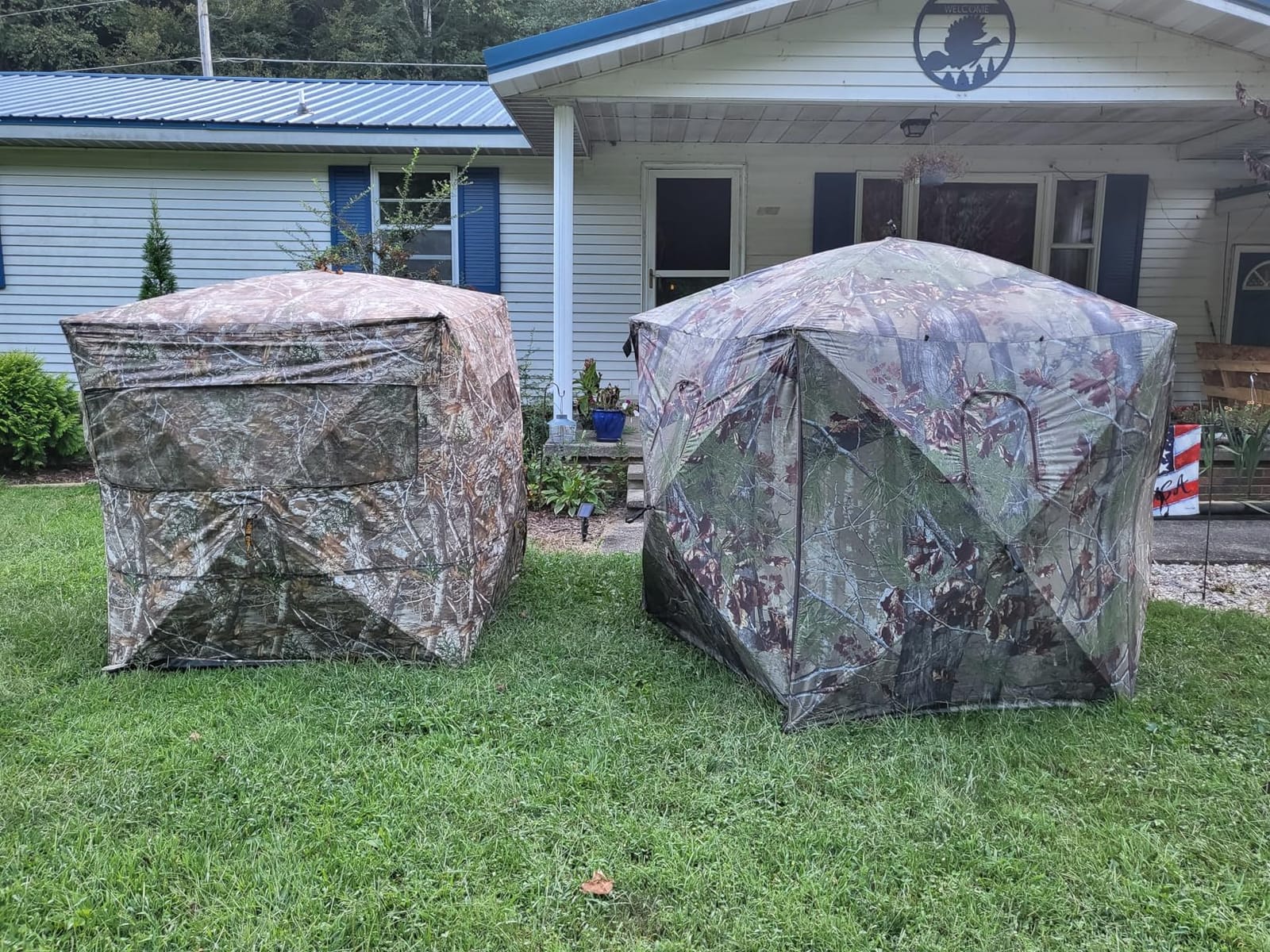 Barronett Blinds® Feather Five, Portable Hunting Blind, Huge Interior, Lightweight, 4-Person, Bloodtrail® Backwoods, 72” x 84” x 84”, FF500BW customer photo 1