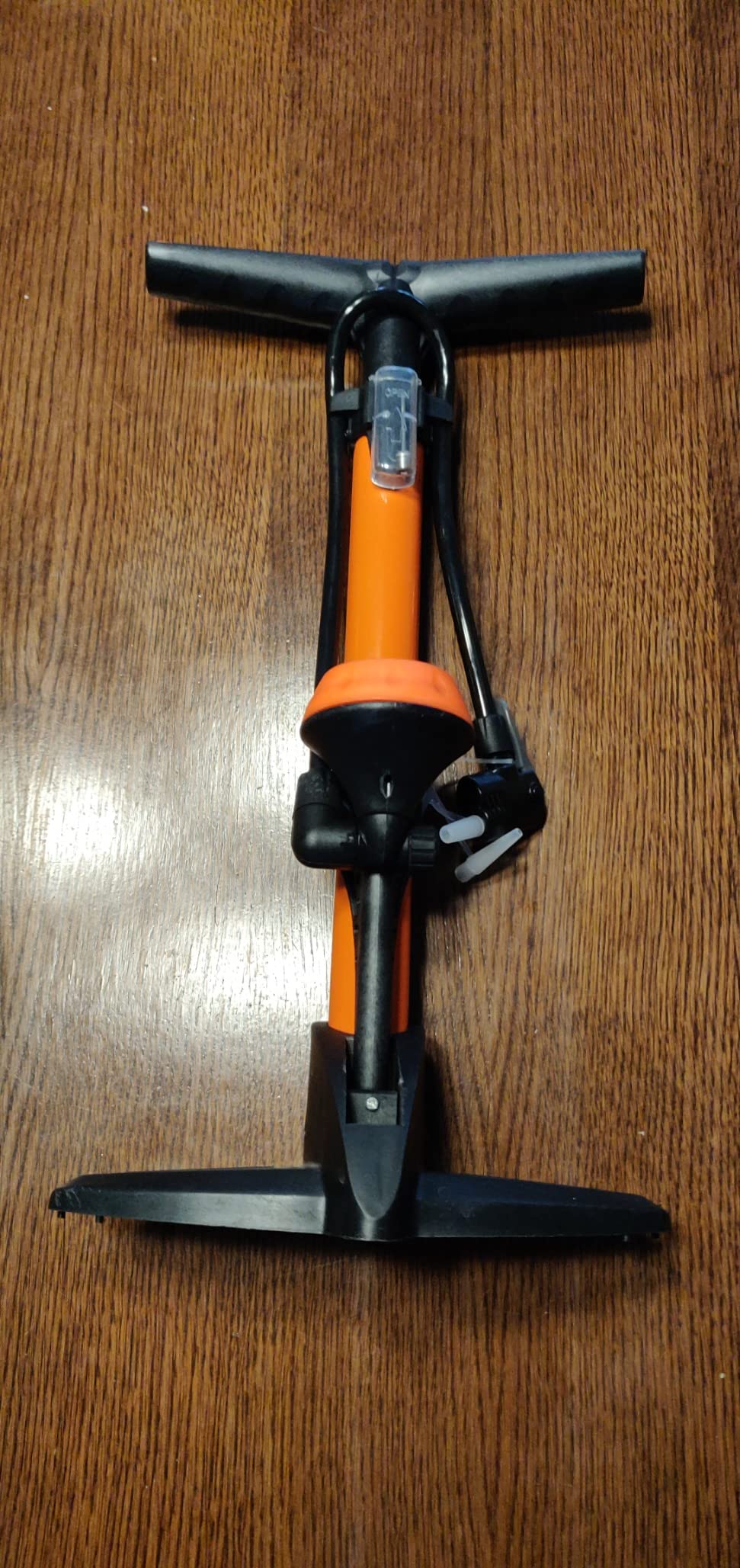 GOBKO Bike Pump with Gauge,Bicycle Floor Pump for Presta and Schrader Valves Bike Tire Pumps Inflator High Pressure 160PSI & 11BAR Portable Air Pump for Road Bike Car MTB Sports Balls customer photo 2