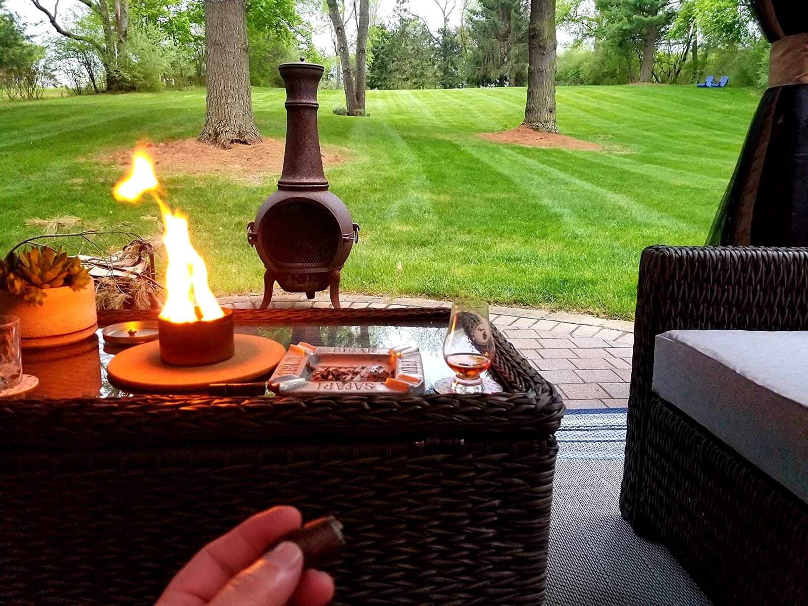 City Bonfires Portable Fire Pit - Mini Fire Pit, Table Top Firepit, No Wood, No Embers, 3-5 Hours of Burn Time - Food Safe for Smores - Lightweight, Emergency Heat, Camping Stove (2-Pack) customer photo 1