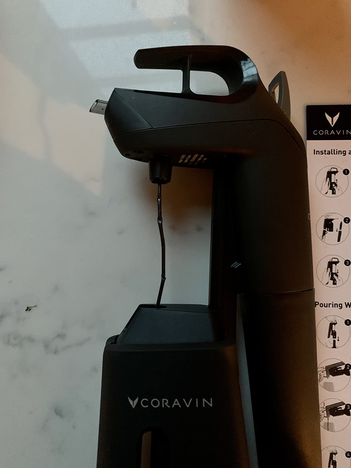 Coravin Timeless Three Plus Wine Preservation System- Black customer photo 2