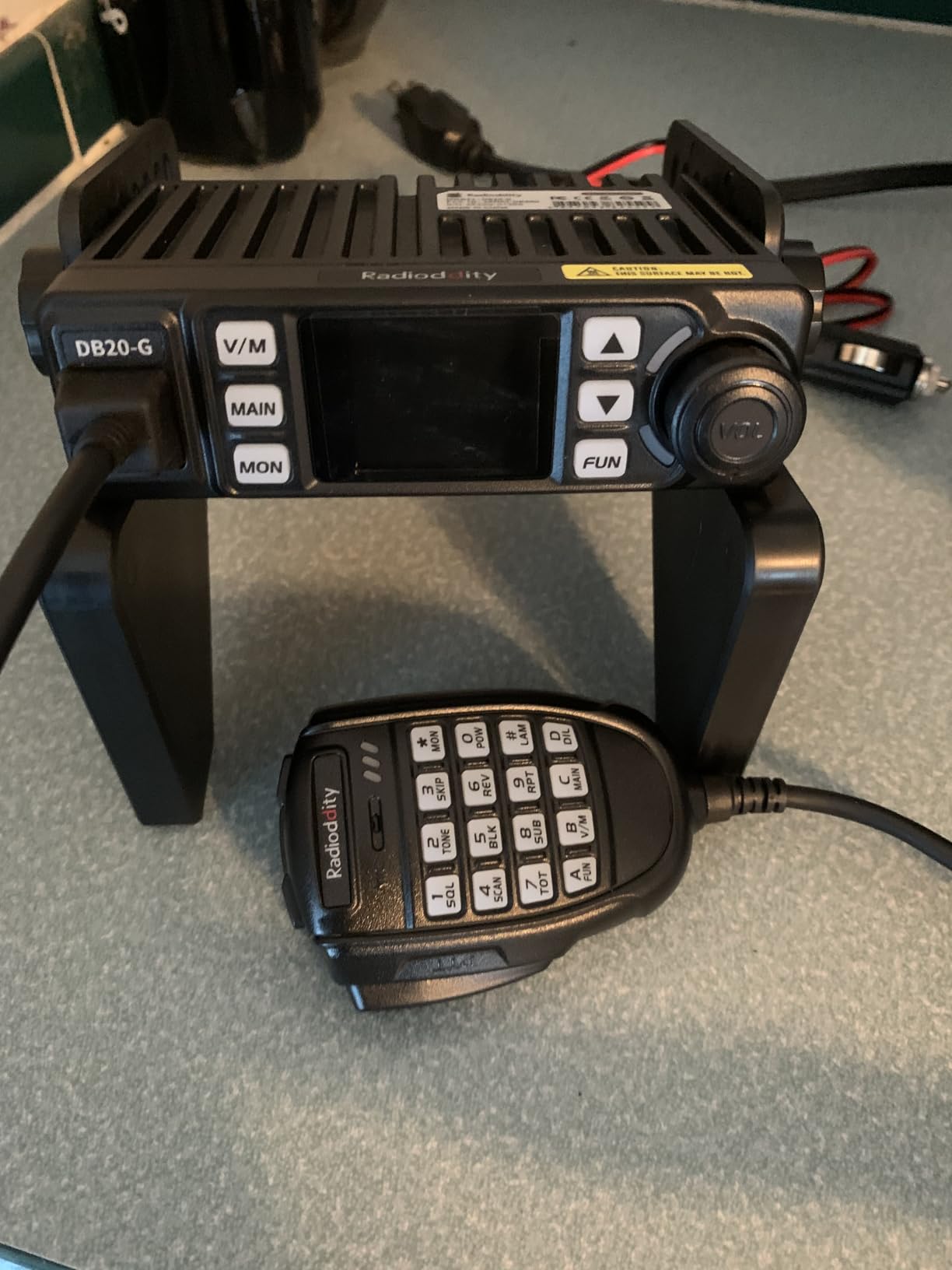 Radioddity DB20-G GMRS Mobile Radio 20W, Long Range, 500 Channels customer photo 2