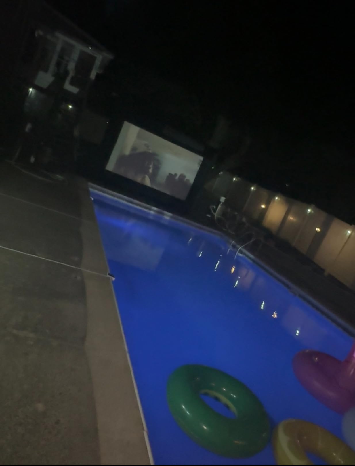 CZGBRO Inflatable Projector Screen - 14FT Outdoor Movie Screen customer photo 2