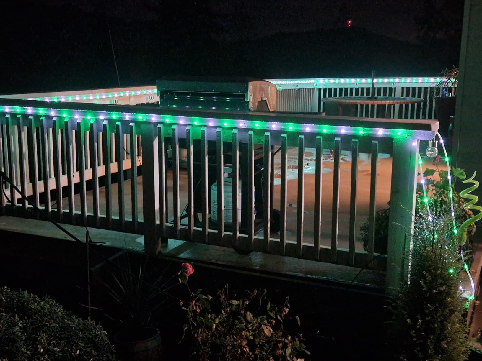 Dazzle Bright 300 LED Christmas String Lights, 100 FT Connectable Waterproof String Lights Green Wire with 8 Modes, Christmas Decorations for Indoor Outdoor Xmas Party Yard Garden (Warm White) customer photo 1
