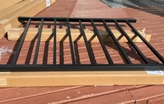CR Fence & Rail Metal Railing for Deck, Metal Guard Rail Kit with Balusters for Deck 36 inch, Wrought Iron Kit and Porch Ideal for Residential and Commercial Use, 4.5ft Wide customer photo 1