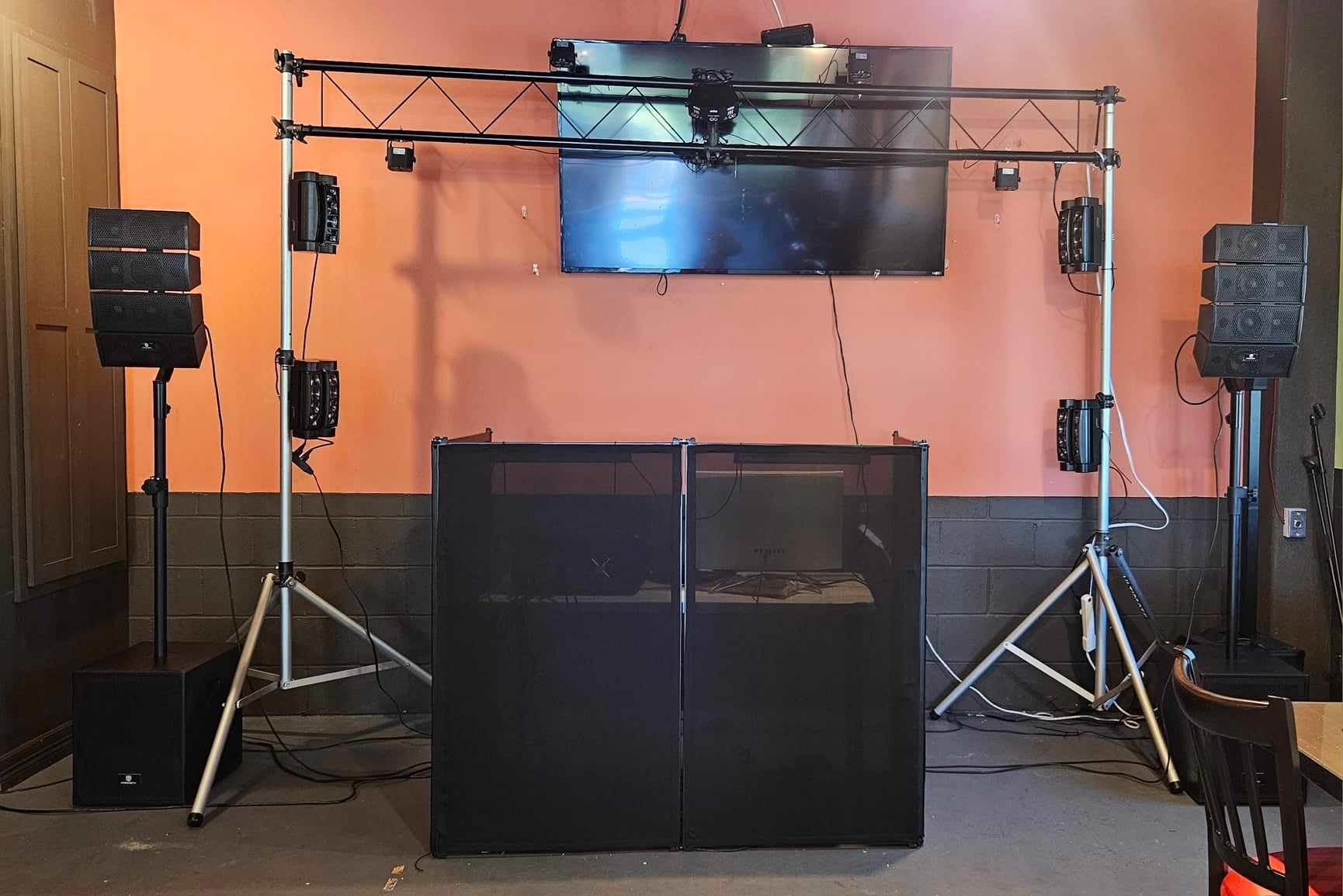 RECK 4000W DJ/Powered PA Speaker System Combo Set with Bluetooth/USB/SD Card/Remote Control with Two 12 Inch Subwoofers and 8 Line Array Speakers or Performances, speeches, Live customer photo 2