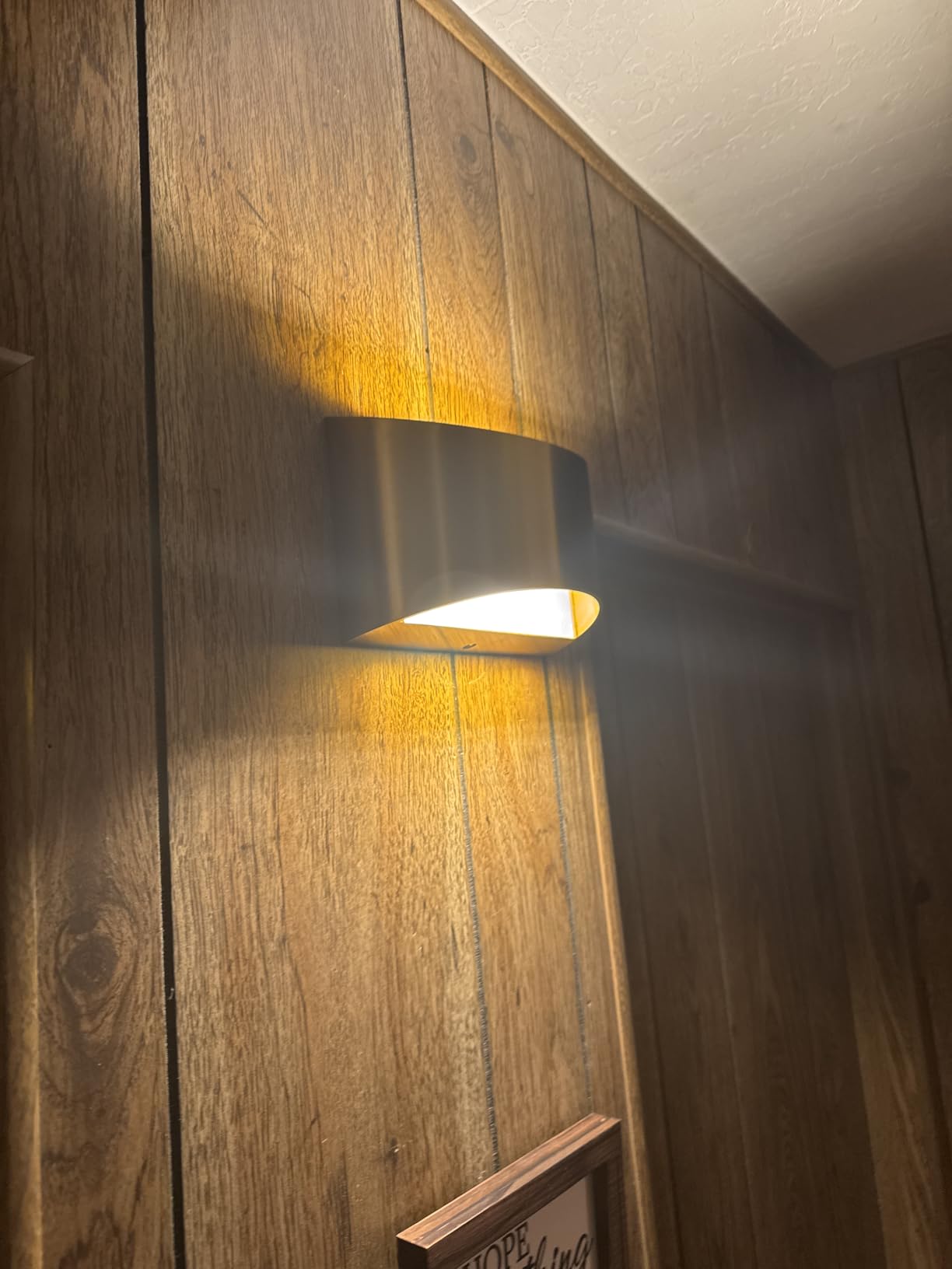 Aipsun Black Modern LED Wall Sconce Hardwired Indoor Wall Lights Set of 2 Up and Down Wall Mount Light for Living Room Bedroom Hallway Corridor Conservatory Warm White 3000K(with G9 Bulbs) customer photo 1