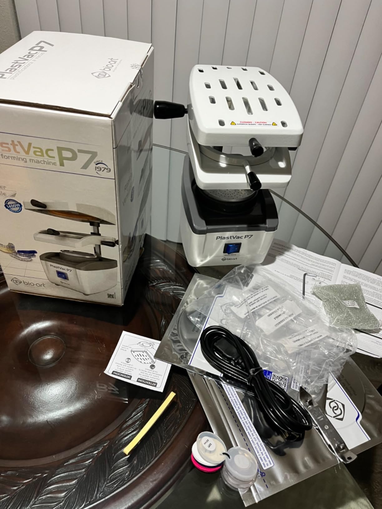 BA BIO.Art Plastvac P7 110V Dental Vacuum Forming Machine, Sold by JMU customer photo 2