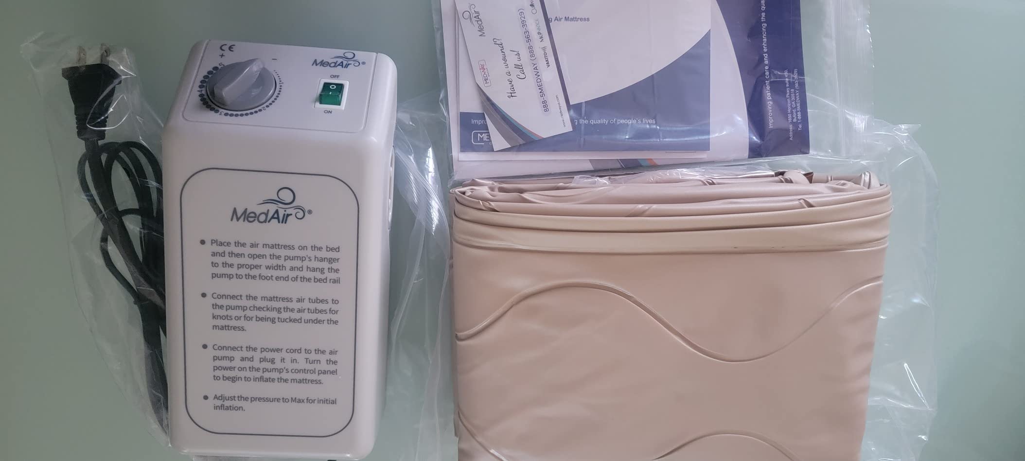 MedVance Premium Alternating Air Pressure Mattress Pad with Quiet Pump customer photo 2