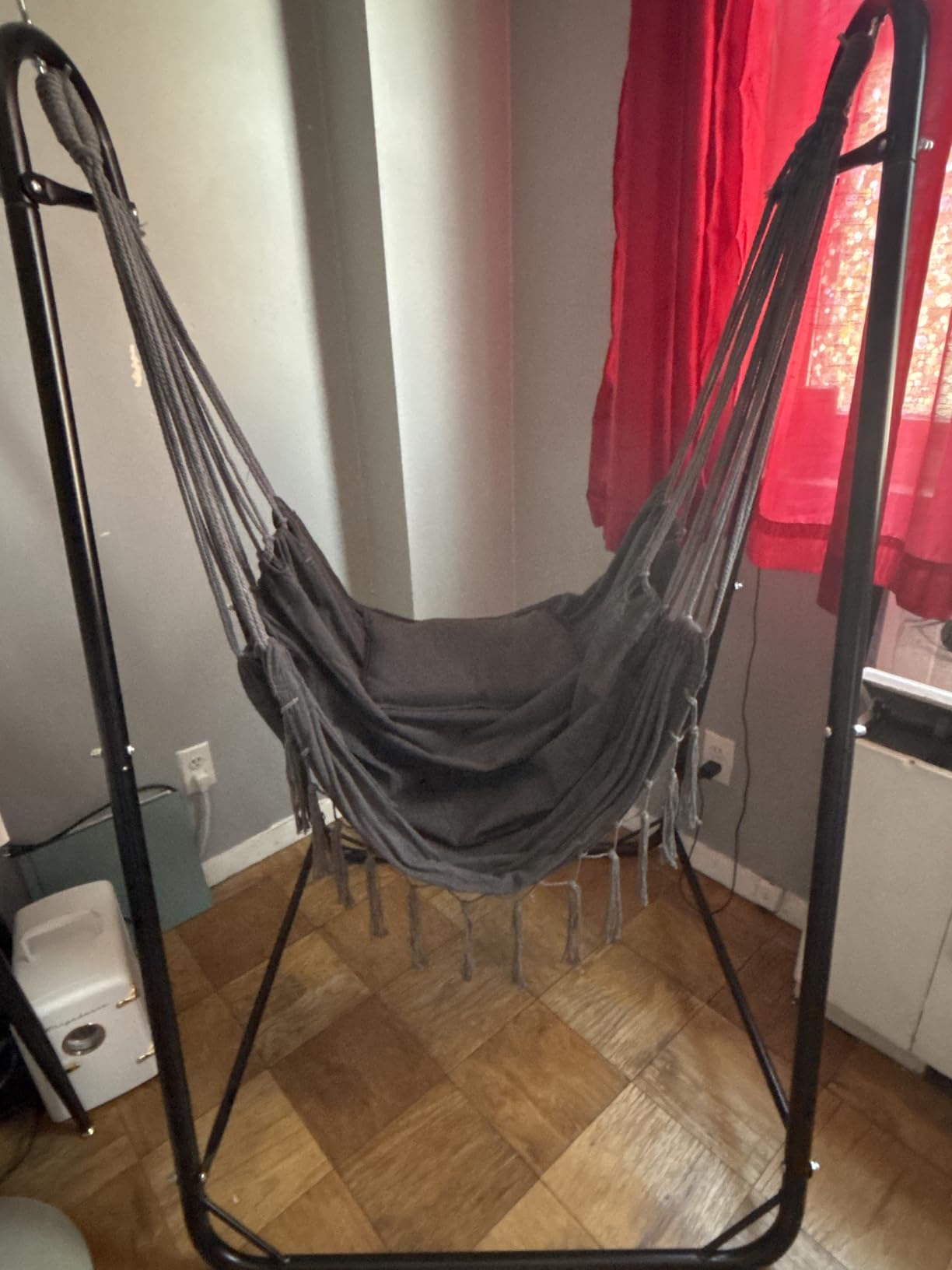 TOREVISIOR Hammock Chair with Stand, 350 lbs Swing Chair for Indoor Outdoor customer photo 2