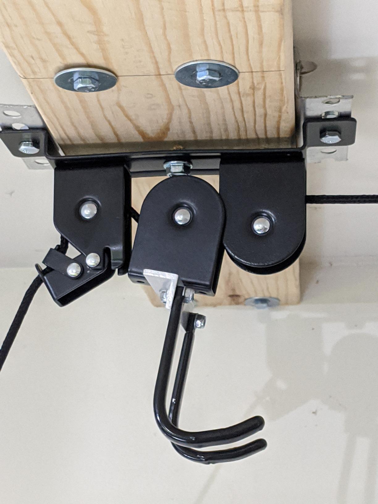 Wallmaster Ceiling Bike Hanger, Bicycle Lift Hoist Pulley System for Garage customer photo 2