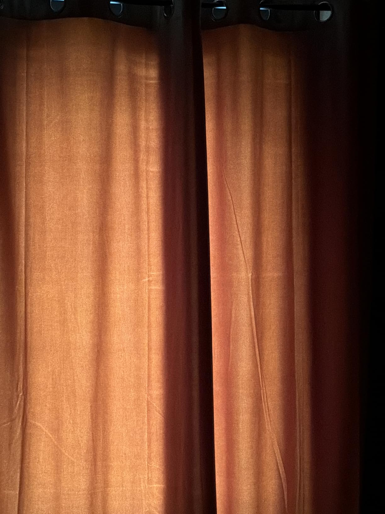 BULBUL Velvet Gold Grommet Blackout Curtains 84 inch Length for Living Room customer photo 1