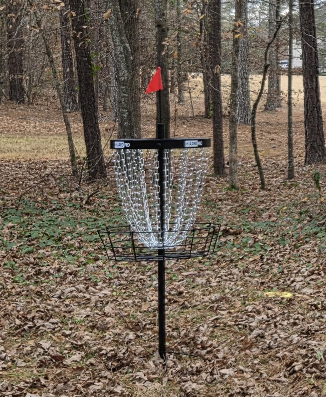PDGA Approved HIAARO PRO Disc Golf Basket, Portable Disc Golf Target with Heavy Duty 24 Chains, Professional Disc Golf Basket customer photo 2