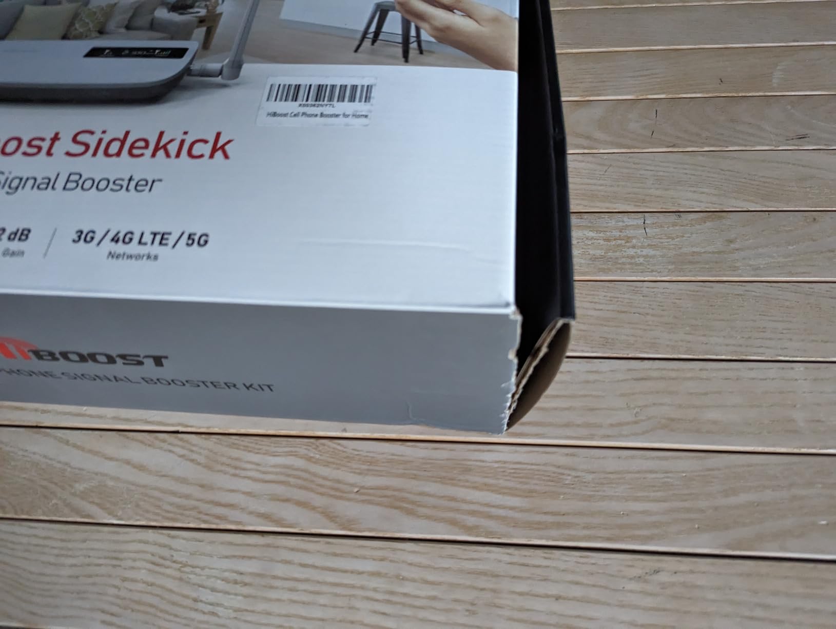 Cell Phone Booster for Home Office | Boosts 5G & 4G LTE | Cell Phone Signal Booster for All U.S. Carriers-Verizon, AT&T, T-Mobile & More | for Band 12/17,13,5,25/2,4 | HD Display | App | FCC Approved customer photo 1