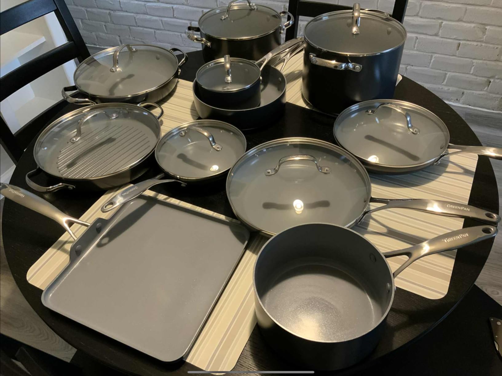 GreenPan Valencia Pro 22 Piece Cookware Set Ceramic Nonstick Pots & Pans customer photo 2