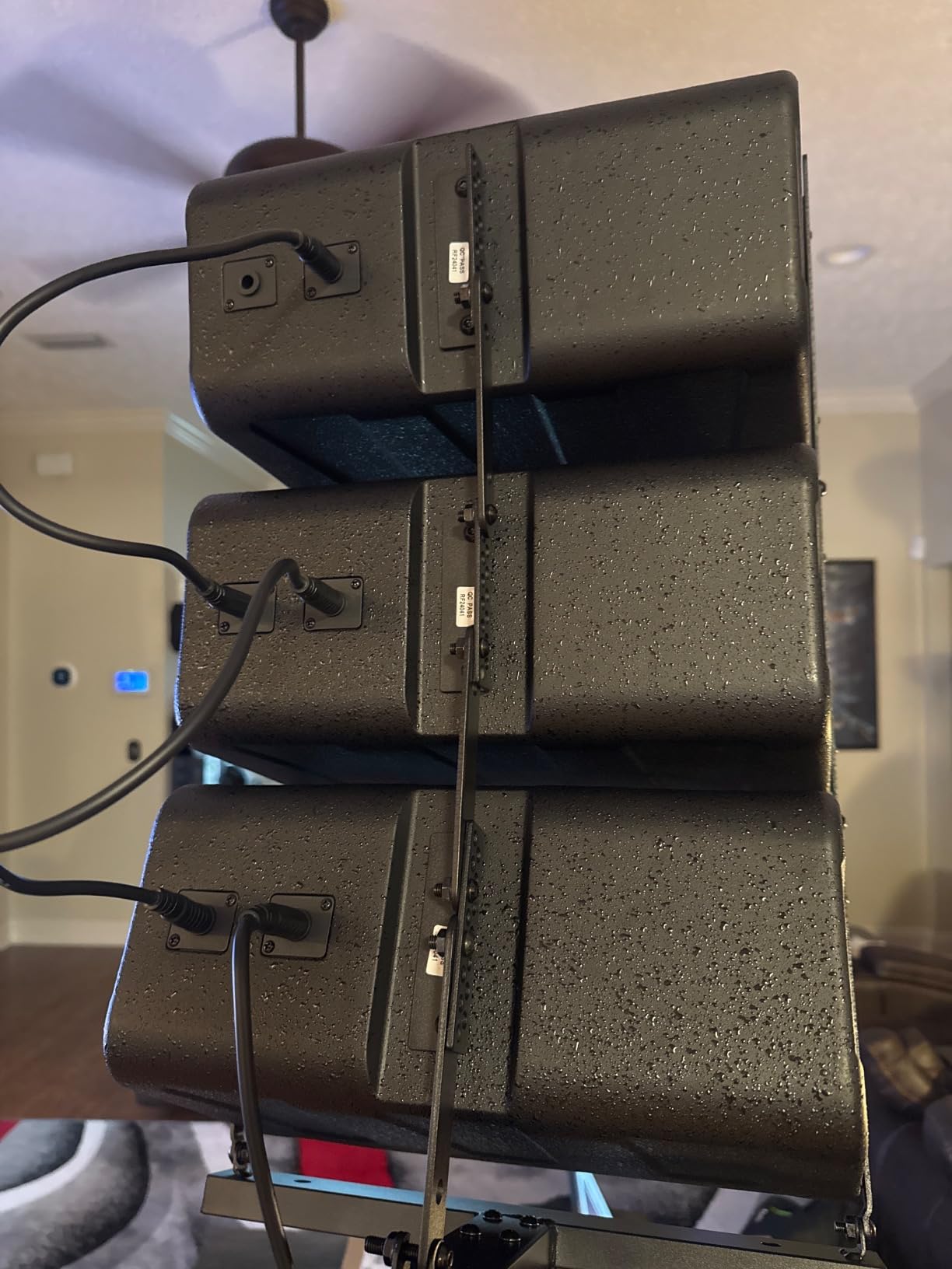RECK CLUB-8000 18-inch 8000W P.M.P.O Stereo DJ/Powered PA Speaker System Combo Set 6 Line Array Speakers and Two 18 inch Subwoofers with Bluetooth/USB/SD Card/Remote Control customer photo 2
