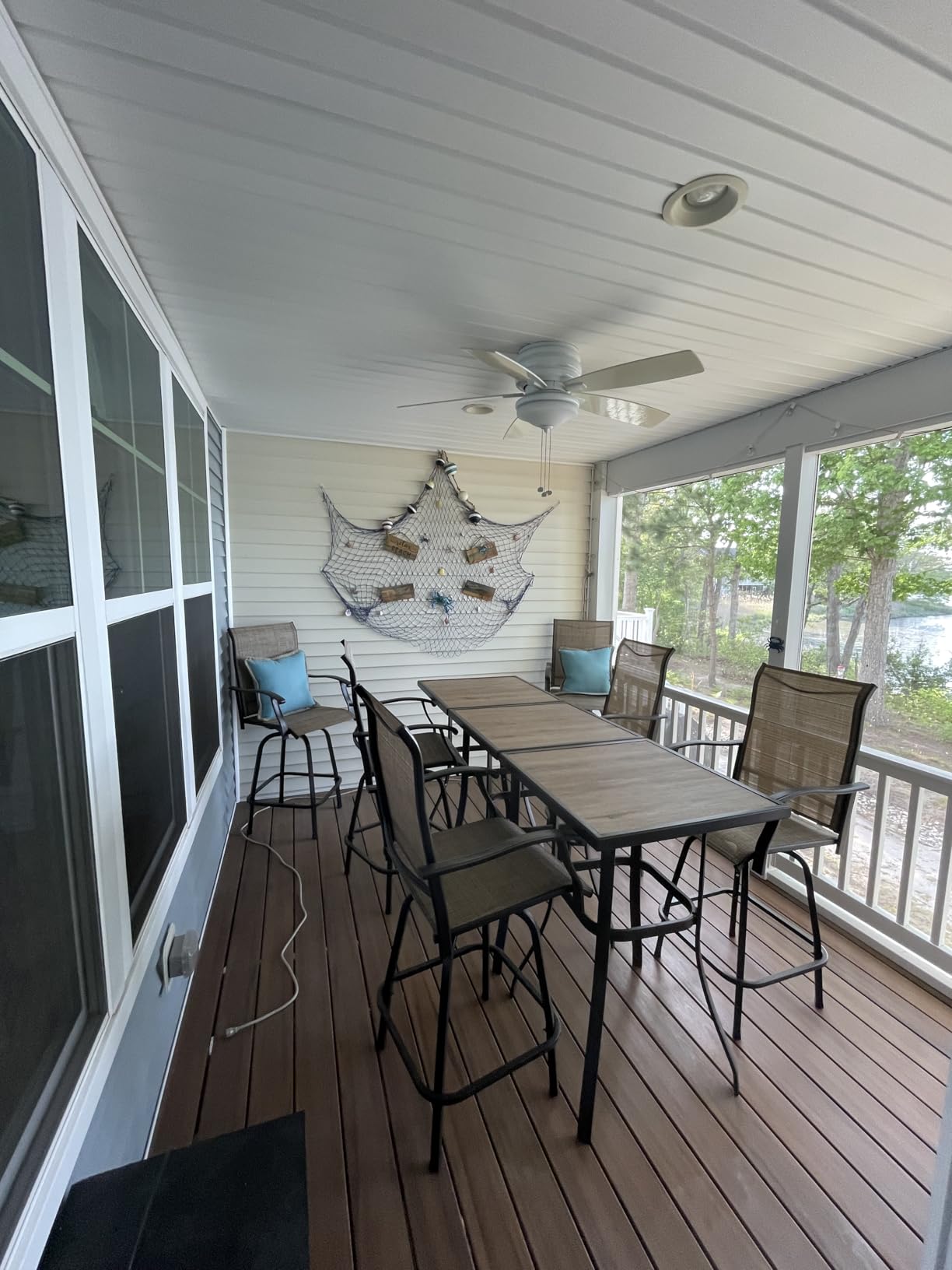 PHI VILLA Outdoor Patio Bar Set of 4,High Top Furniture Set customer photo 1