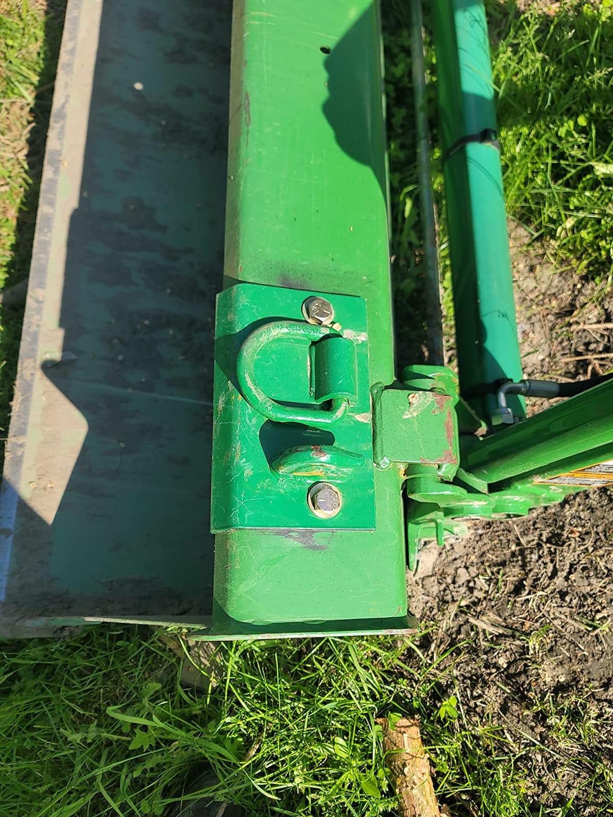HECASA Tractor Bucket Grab Hooks Bolt On customer photo 2