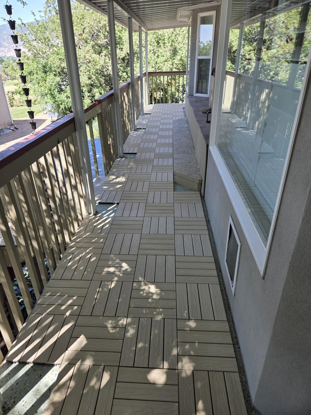 NewTechWood UltraShield Naturale 1 ft. x 1 ft. Composite Deck Tiles customer photo 1