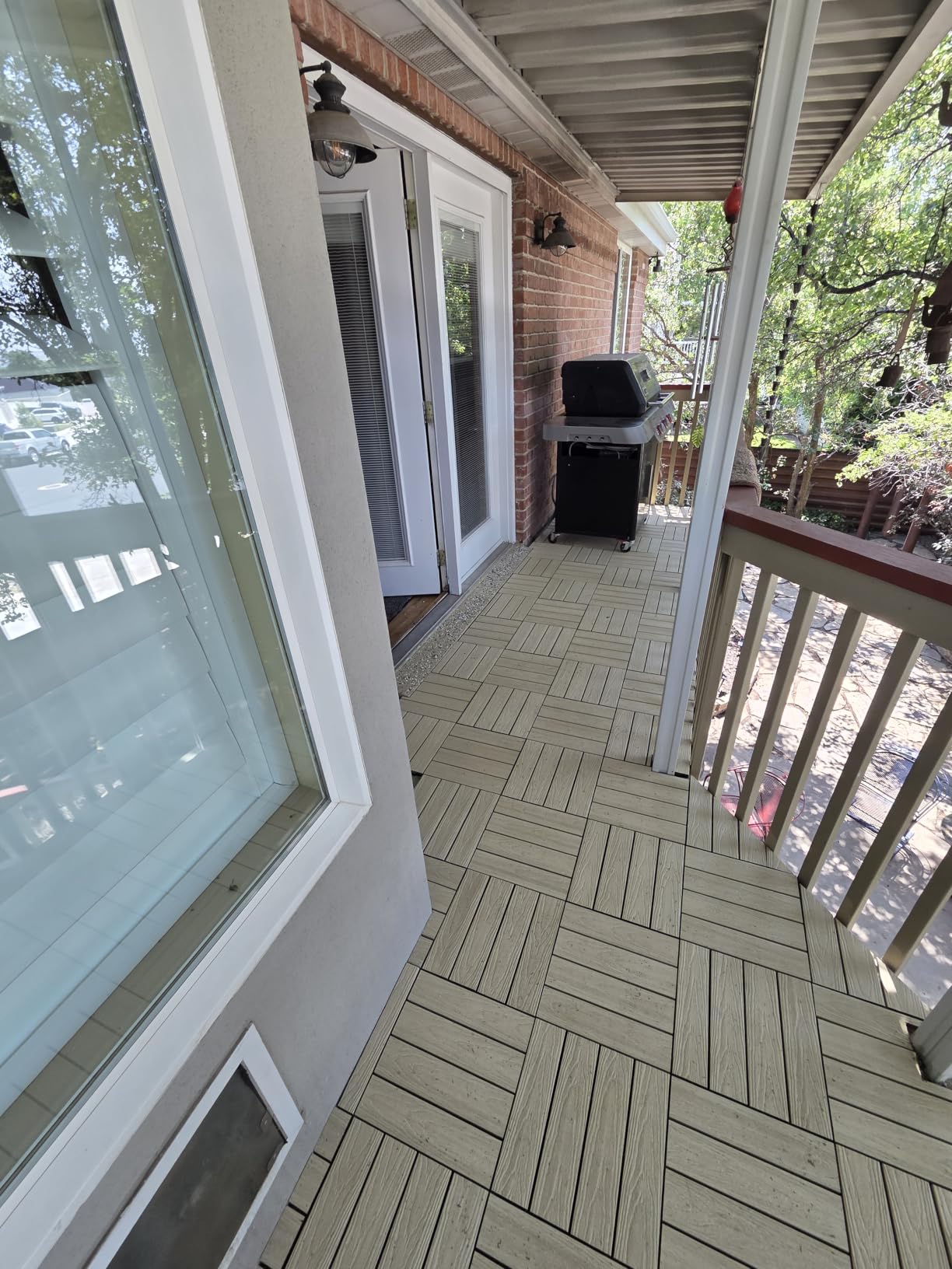 NewTechWood UltraShield Naturale 1 ft. x 1 ft. Composite Deck Tiles customer photo 2