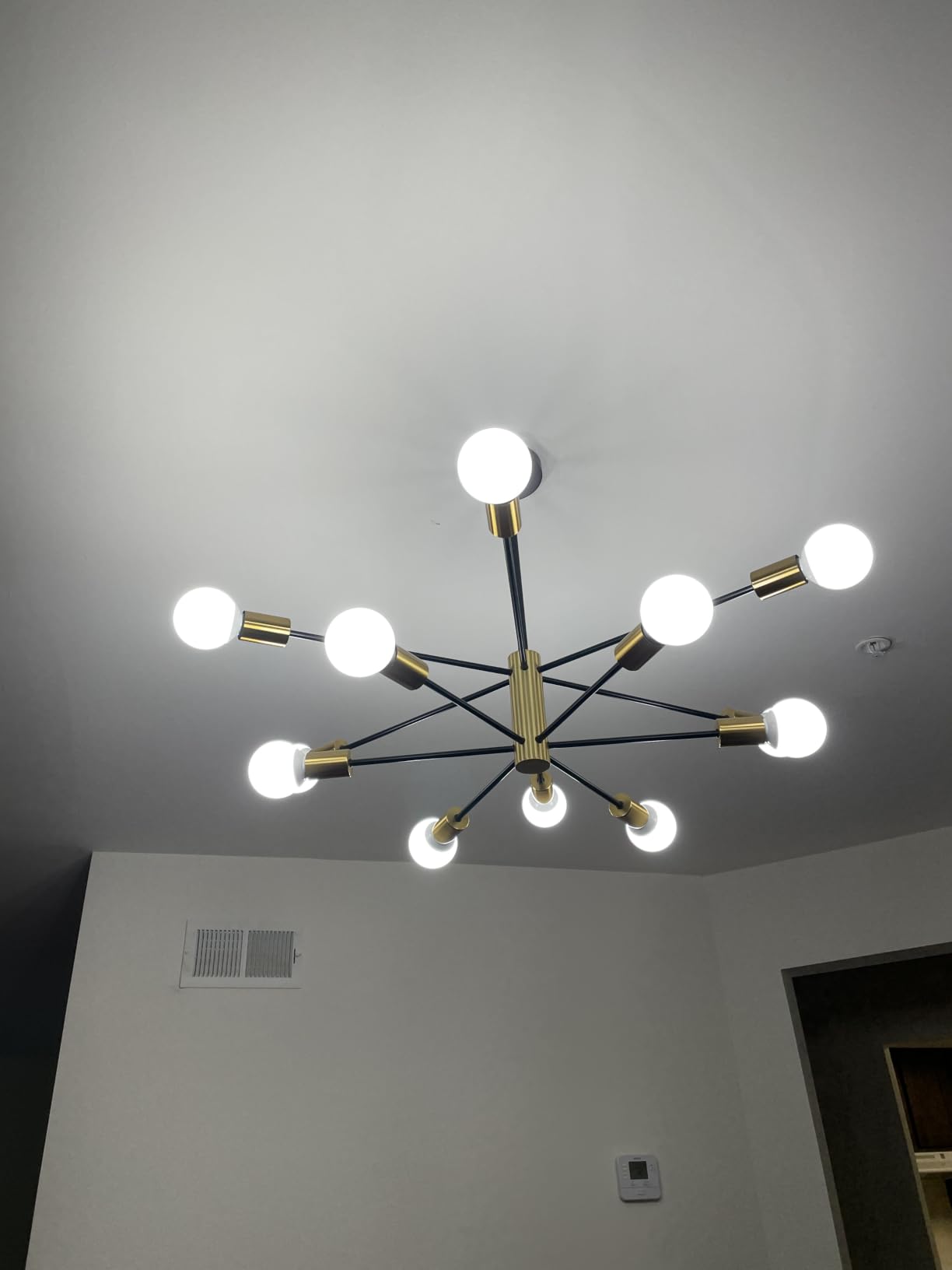 RUIYEY Modern Chandelier Ceiling Light Fixture - 33.4