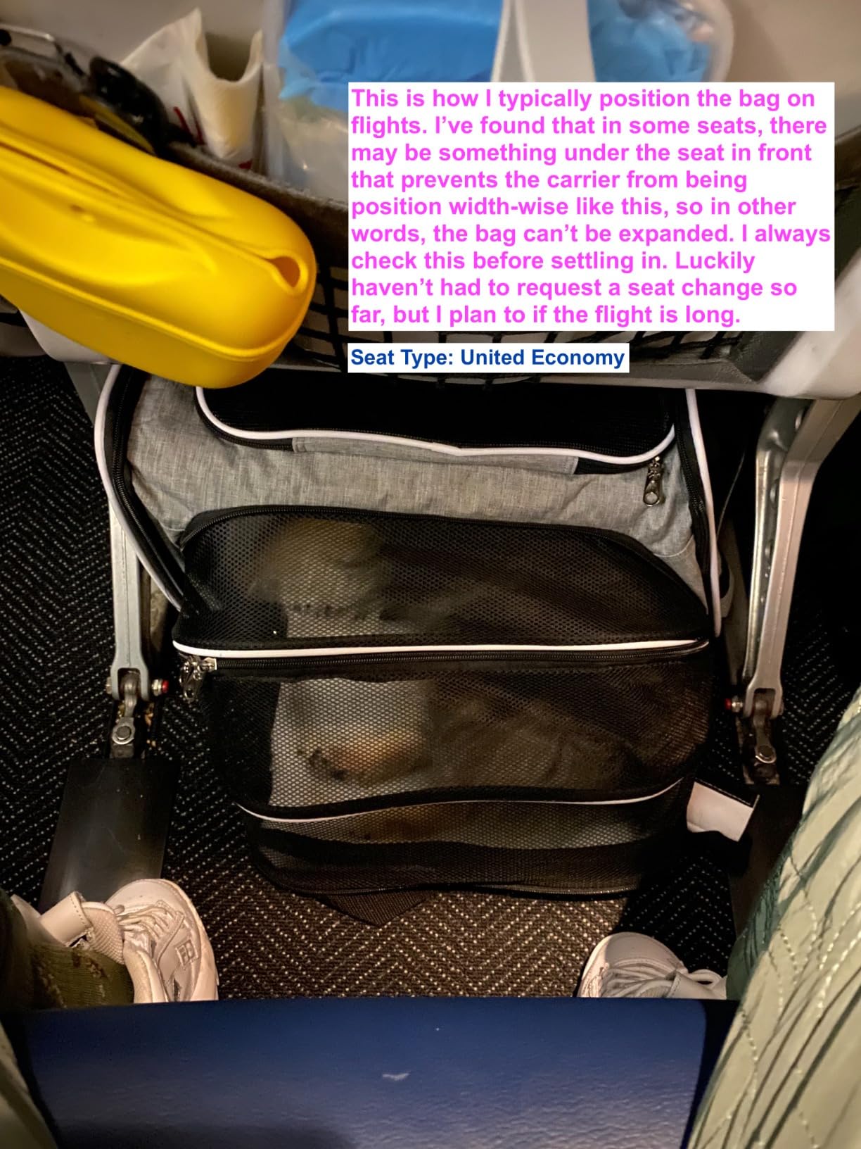 RUFF LIFE 101 Airline Approved Expandable Premium Pet Carrier on Wheels- Two Sided Rolling Carrier- Designed for Dogs & Cats- Extra Spacious Soft Lined Carrier! (Black) (RL-PET-CARRIER-WHEELS) customer photo 2