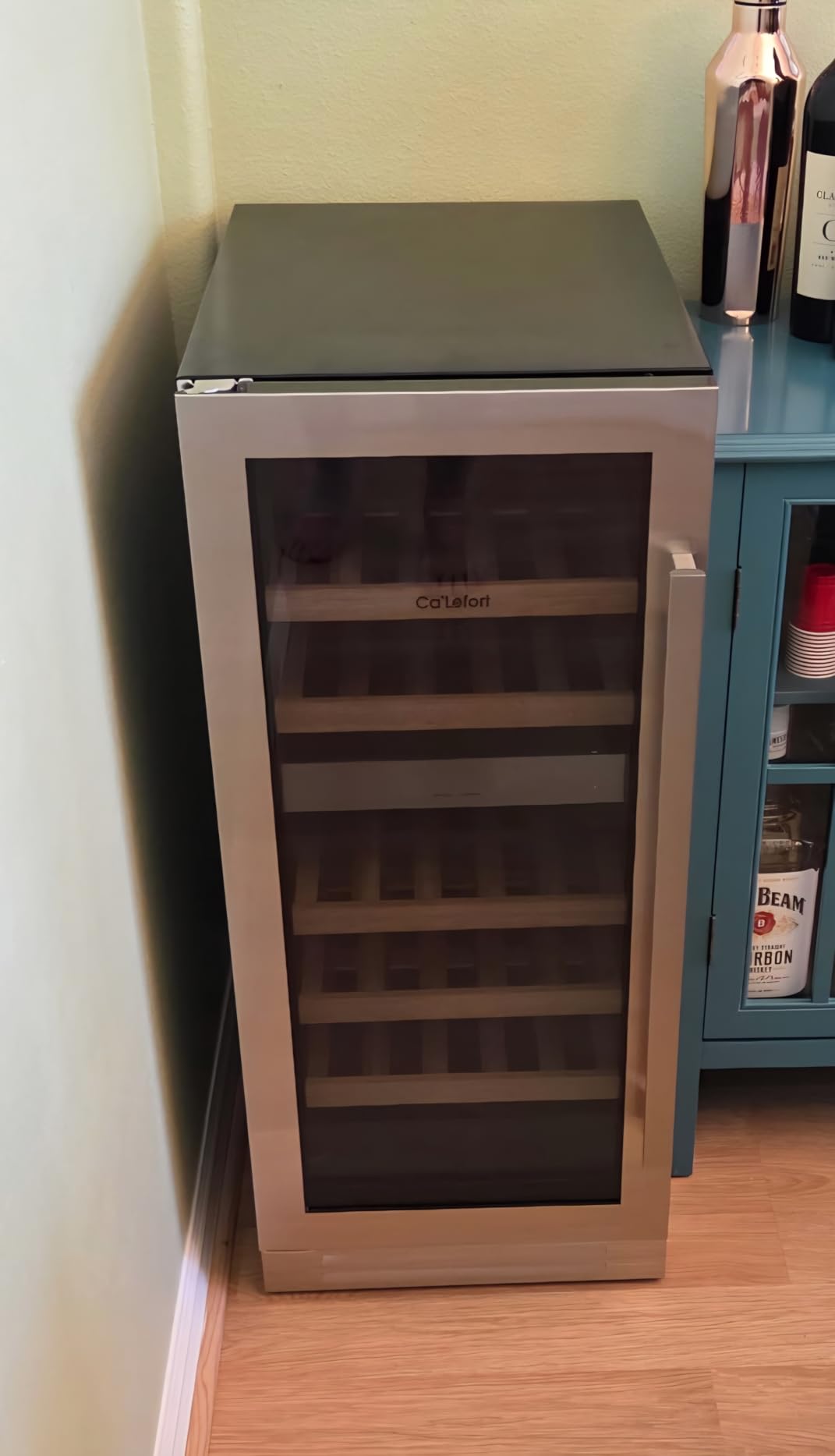 Ca'Lefort 15 Inch Wine Fridge, 33-Bottle Wine Cooler Refrigerator customer photo 1