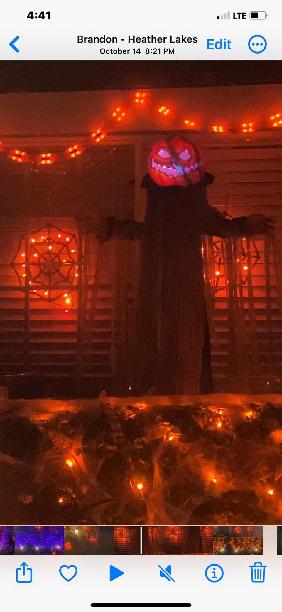 6 Ft Animated Halloween Root of Evil Prop, Halloween Decorations Outdoor | Spooky Sound & Touch Activated Motion Sensor Realistic Sound Effects Haunted House Halloween Party Decor customer photo 1